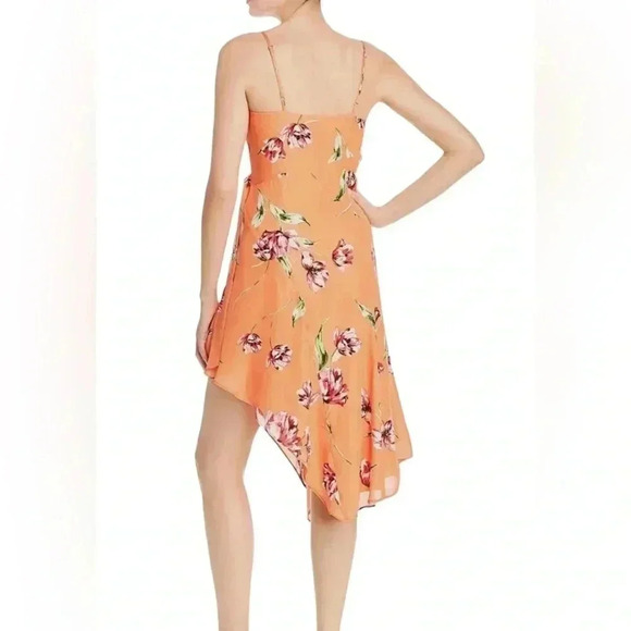 MSRP $358 Parker Monroe Womens Silk Blend Sleeveless Casual Dress Side Zip NWT - Picture 2 of 5